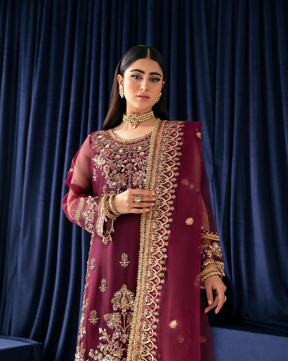 Zebaish by Fabiha Fatima Pret Embroidered 3 Piece Suit Safwa