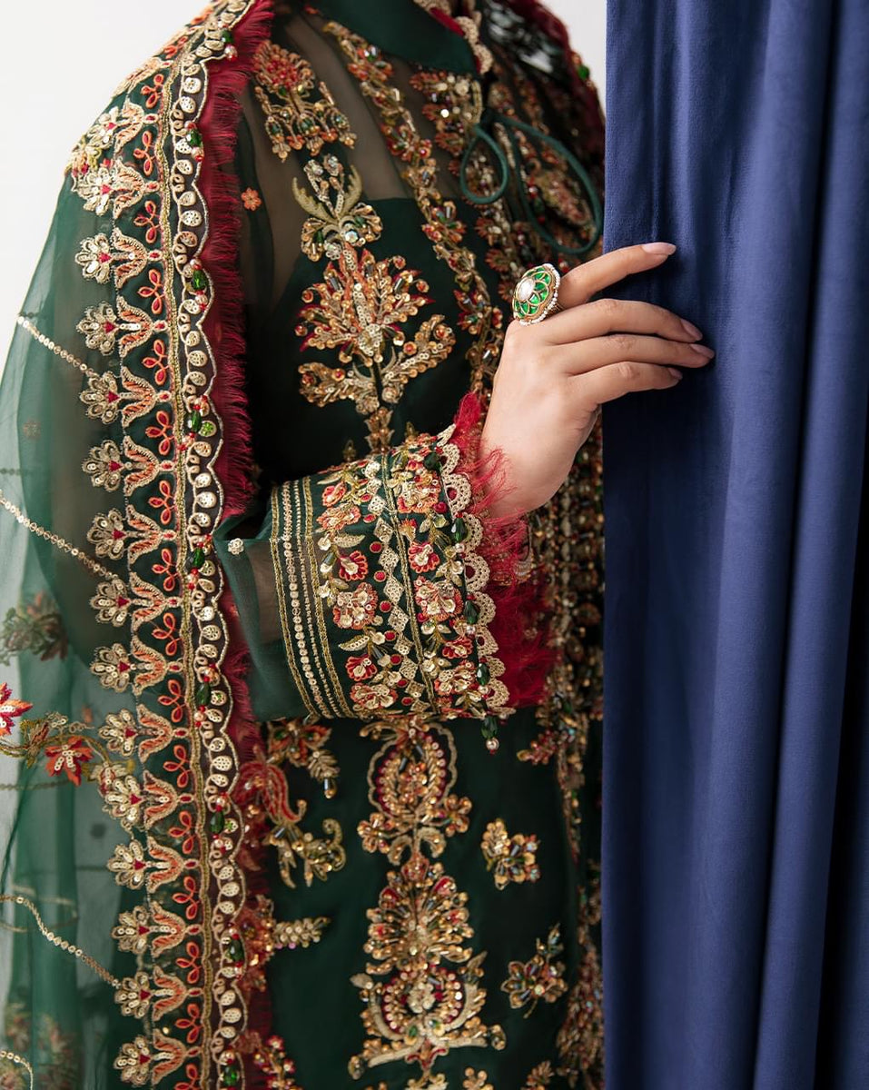 Zebaish by Fabiha Fatima Pret Embroidered 3 Piece Suit Leela main image 0