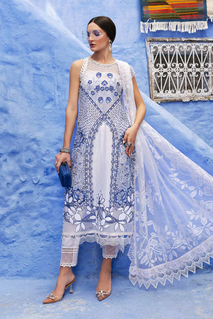 Maria B - Voyage A Luxe Lawn Collection 2025 - 10A
