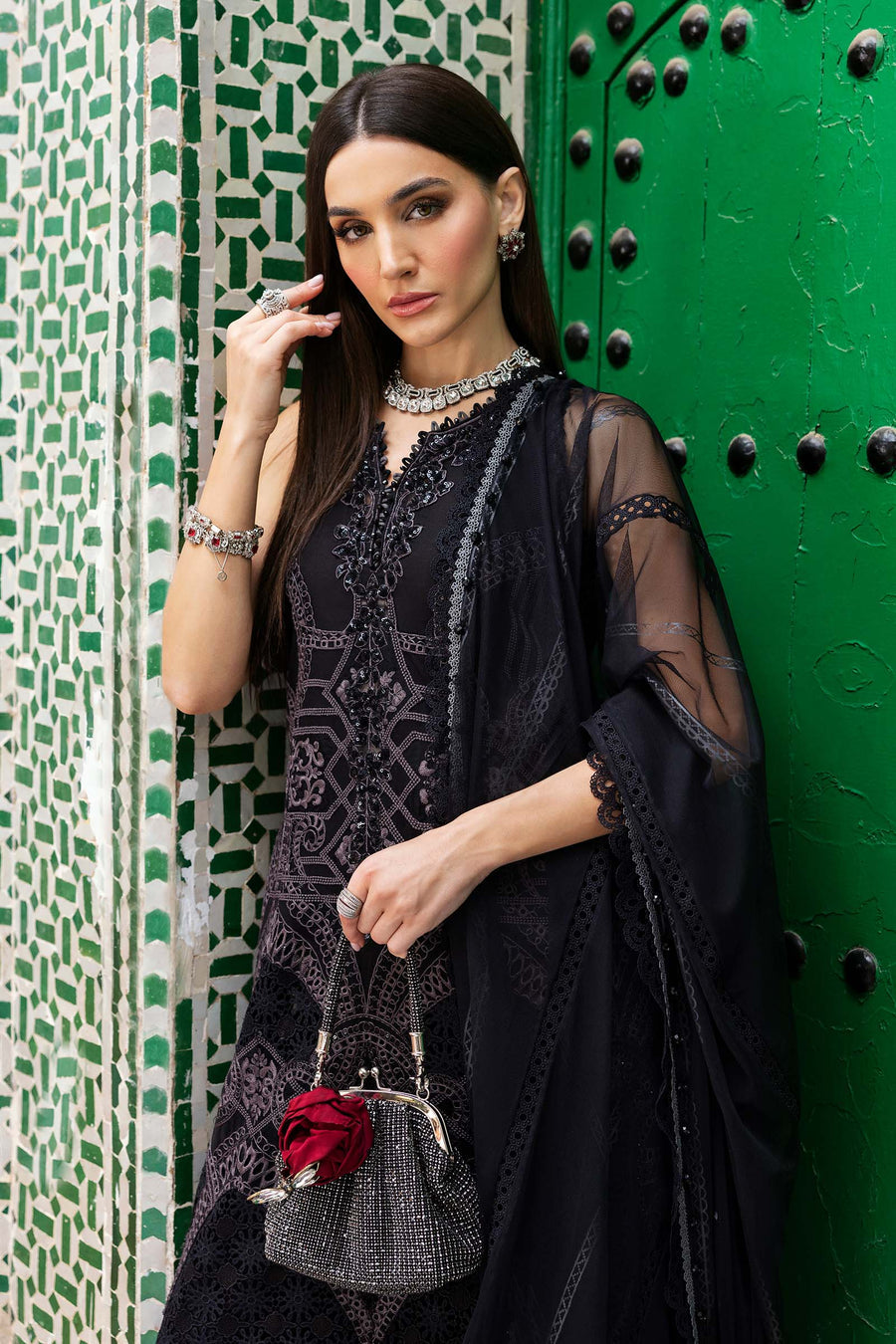 Maria B - Voyage A Luxe Lawn Collection 2025 - 12B