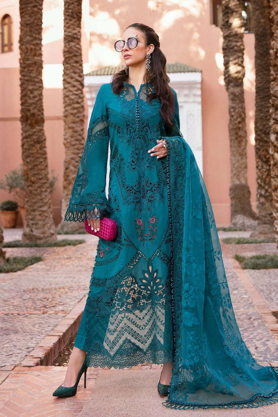 Maria B - Voyage A Luxe Lawn Collection 2025 - 13B