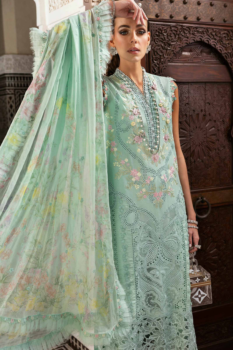 Maria B - Voyage A Luxe Lawn Collection 2025 - 14A