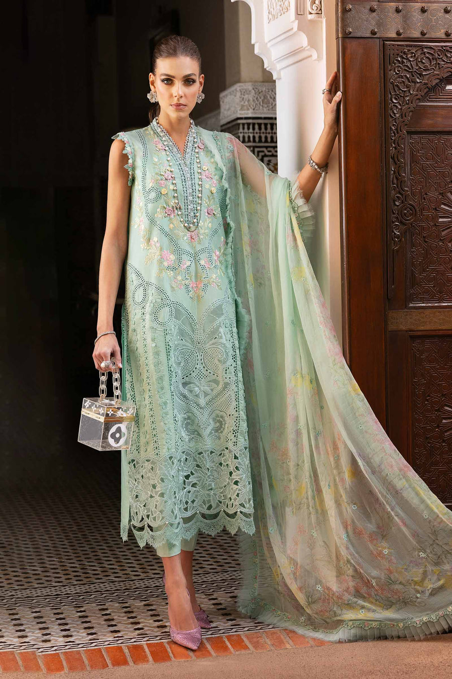 Maria B - Voyage A Luxe Lawn Collection 2025 - 14A