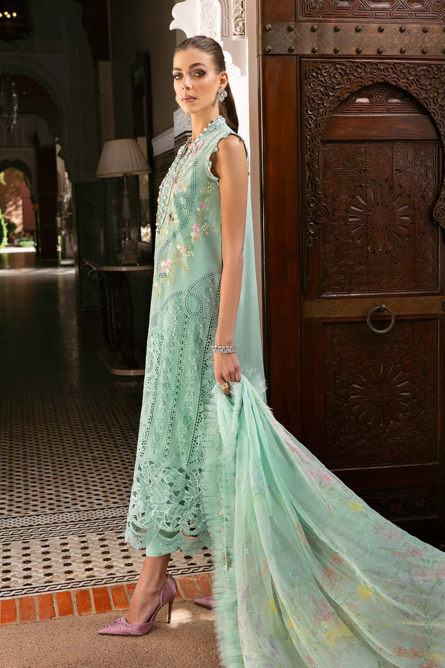 Maria B - Voyage A Luxe Lawn Collection 2025 - 14A