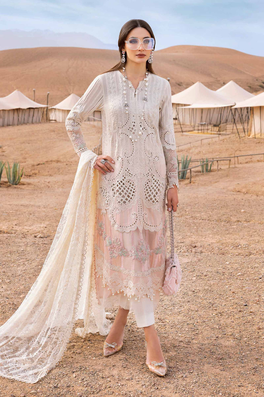 Maria B - Voyage A Luxe Lawn Collection 2025 - 15A