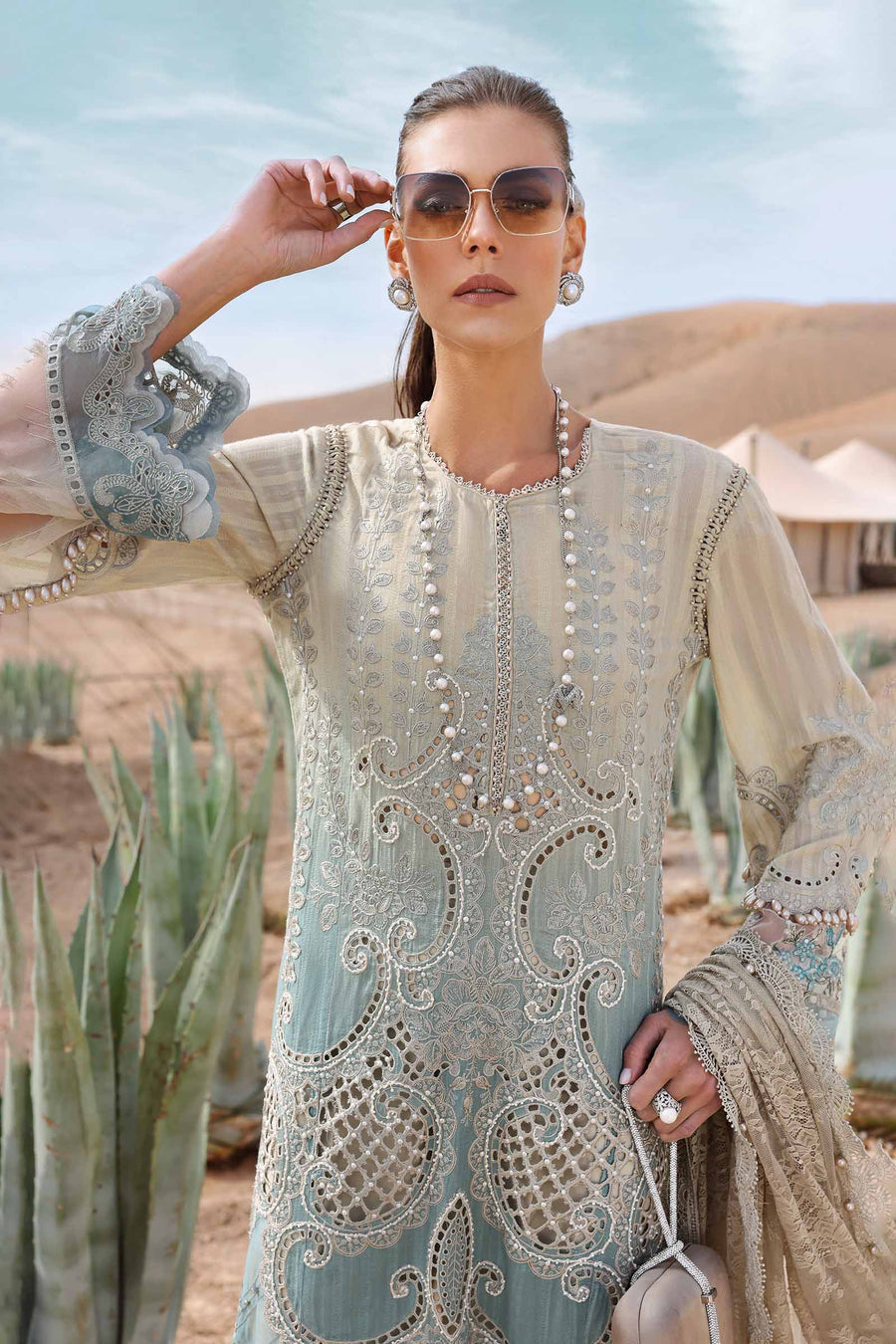 Maria B - Voyage A Luxe Lawn Collection 2025 - 15B