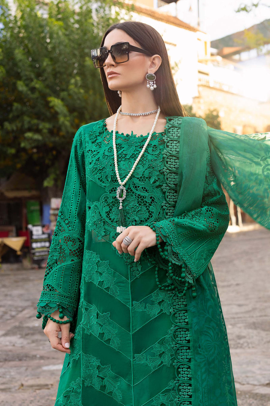 Maria B - Voyage A Luxe Lawn Collection 2025 - 08B