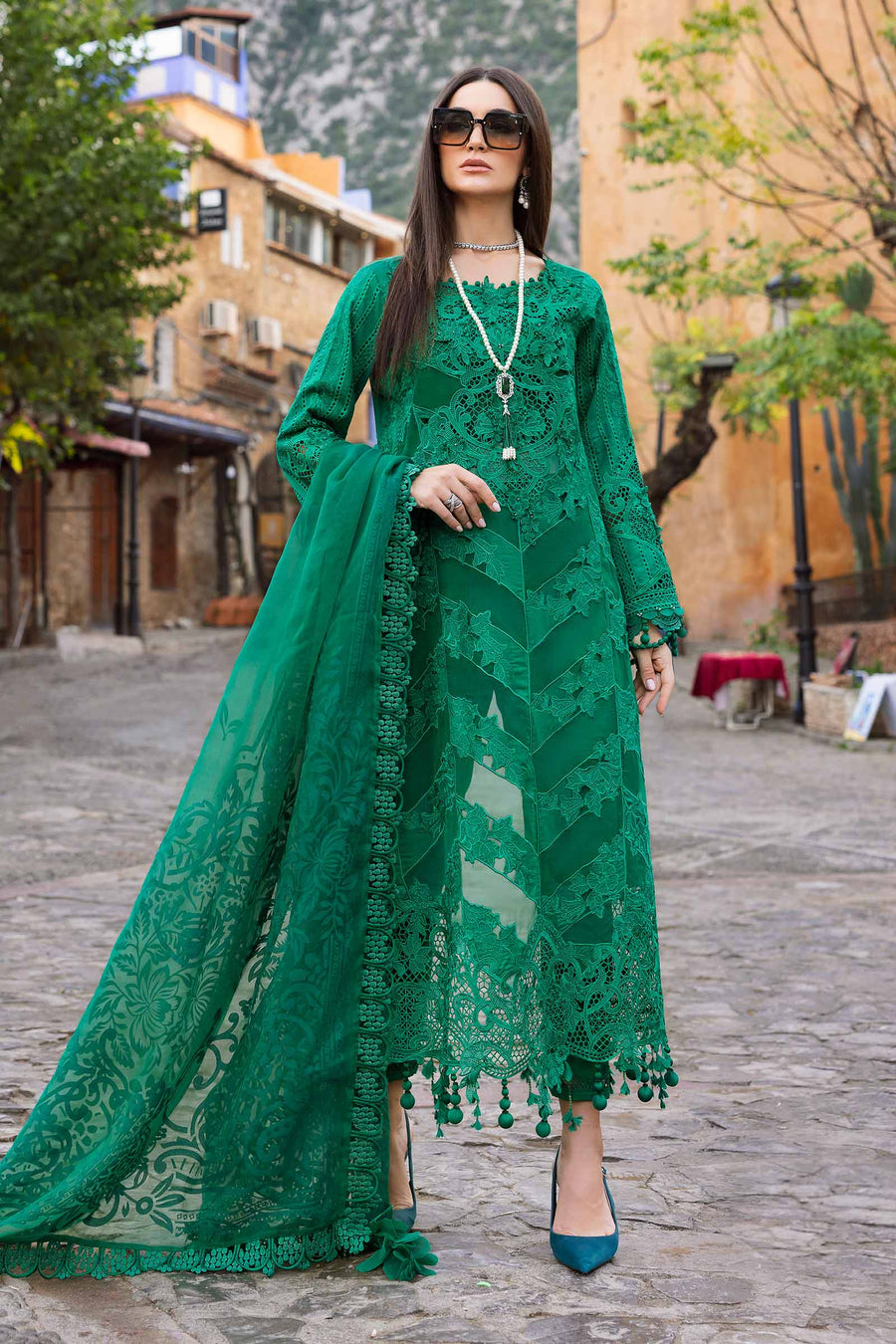 Maria B - Voyage A Luxe Lawn Collection 2025 - 08B