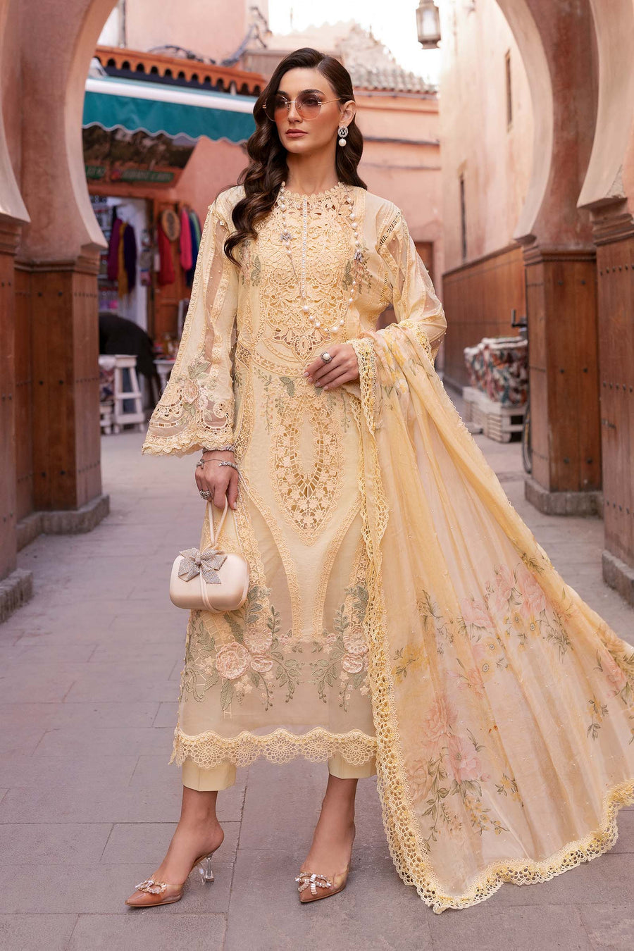 Maria B - Voyage A Luxe Lawn Collection 2025 - 09A