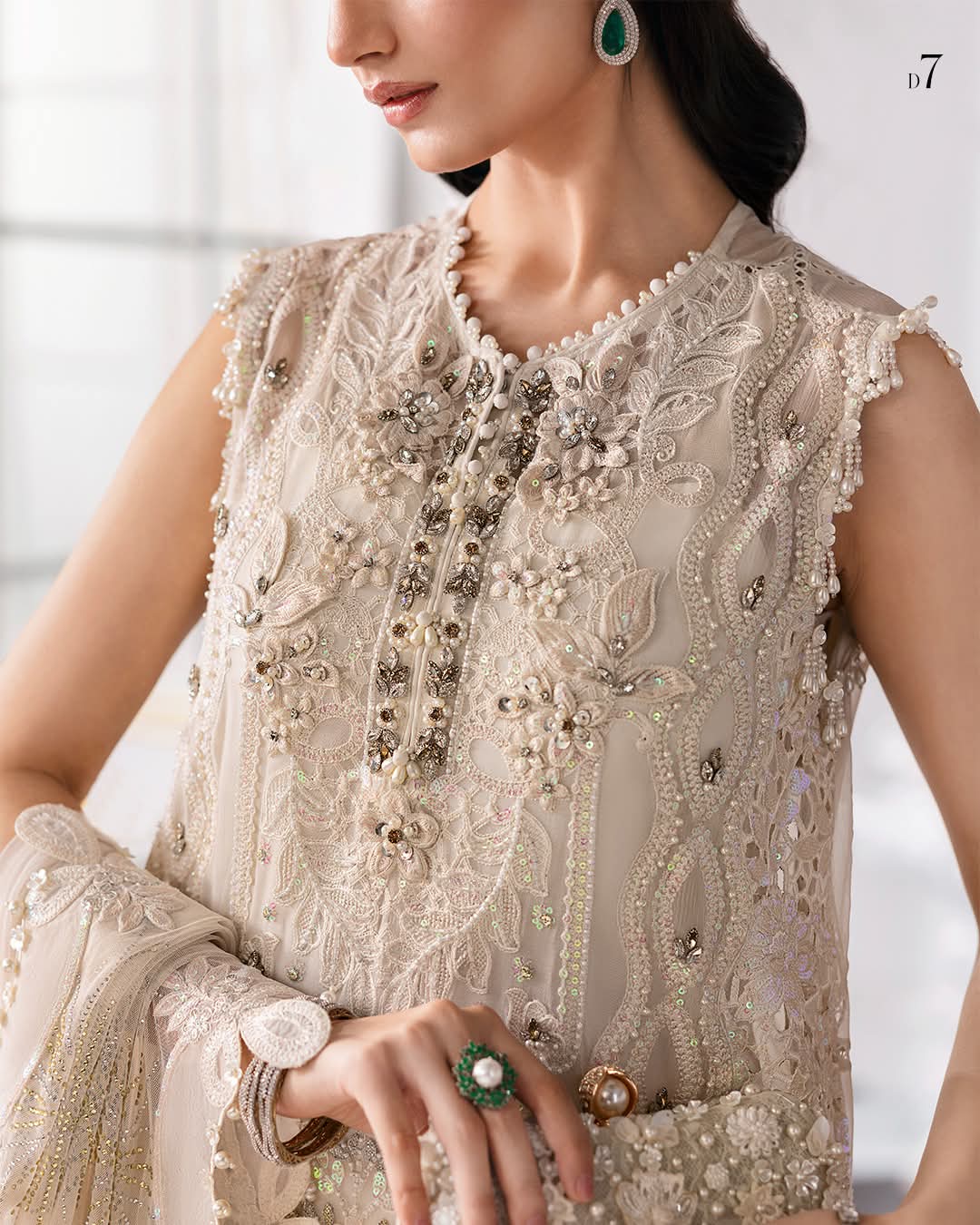 Maria B - Mbroidered Wedding Formals Collection 2025 - D-07
