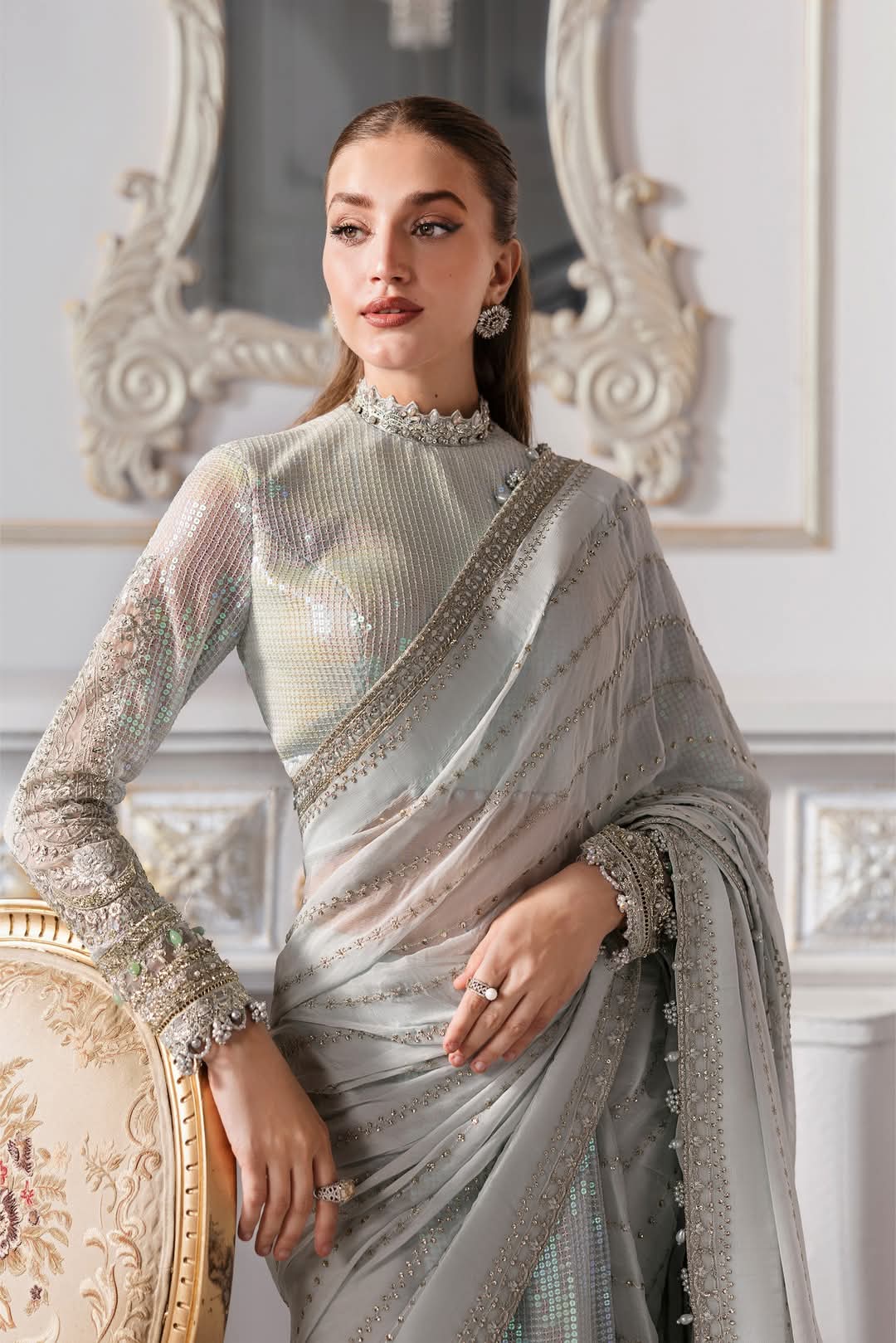 Maria B - Mbroidered Wedding Formals Collection 2025 - D-05