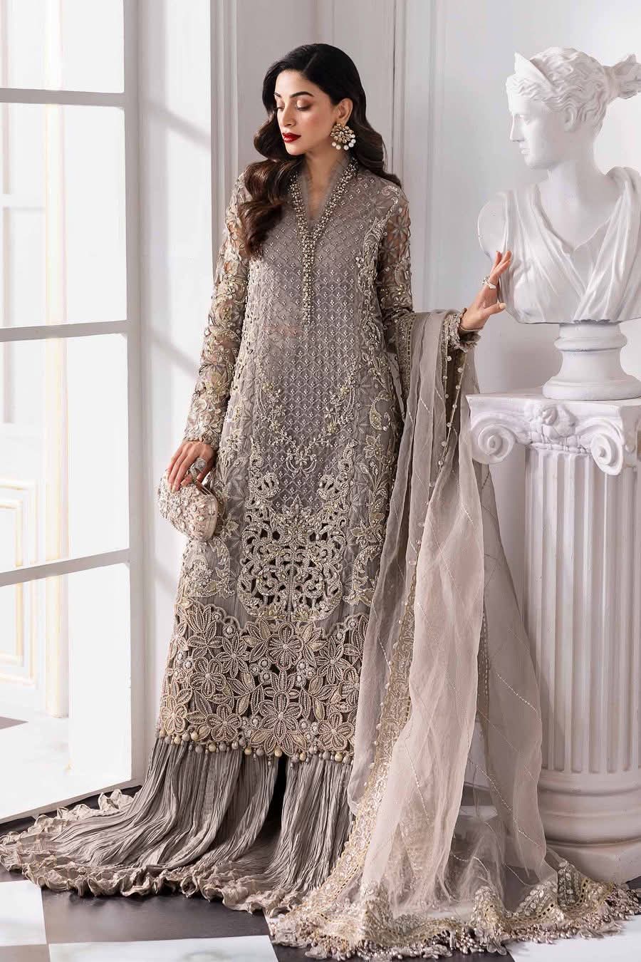 Maria B - Mbroidered Wedding Formals Collection 2025 - D-06