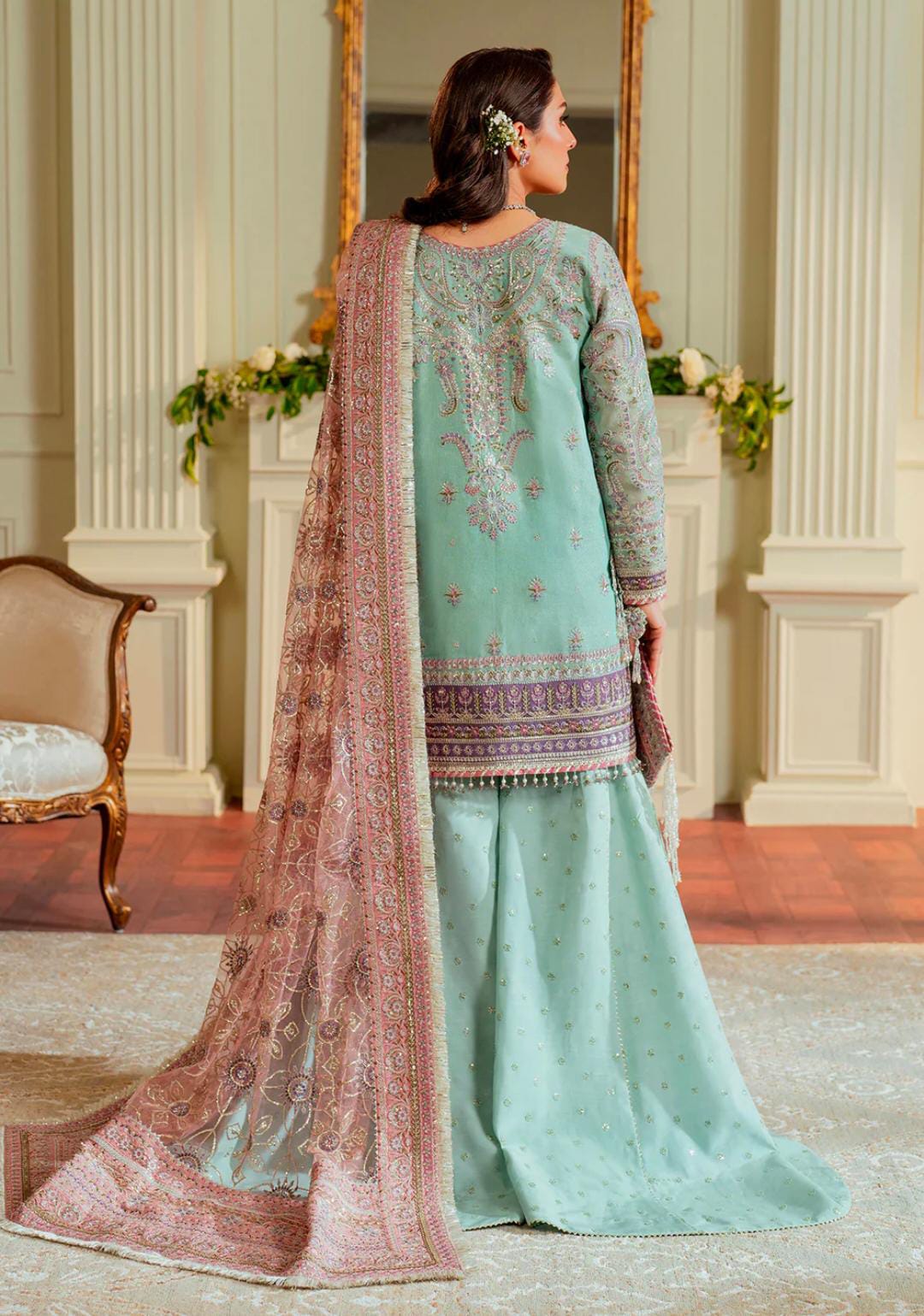 EMBROIDERED NET CH13-08