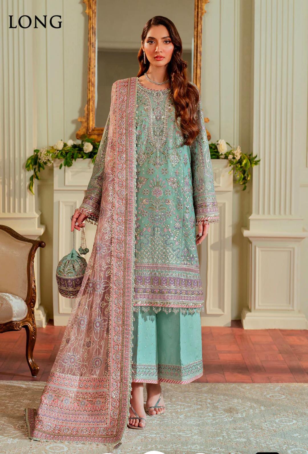 EMBROIDERED NET CH13-08