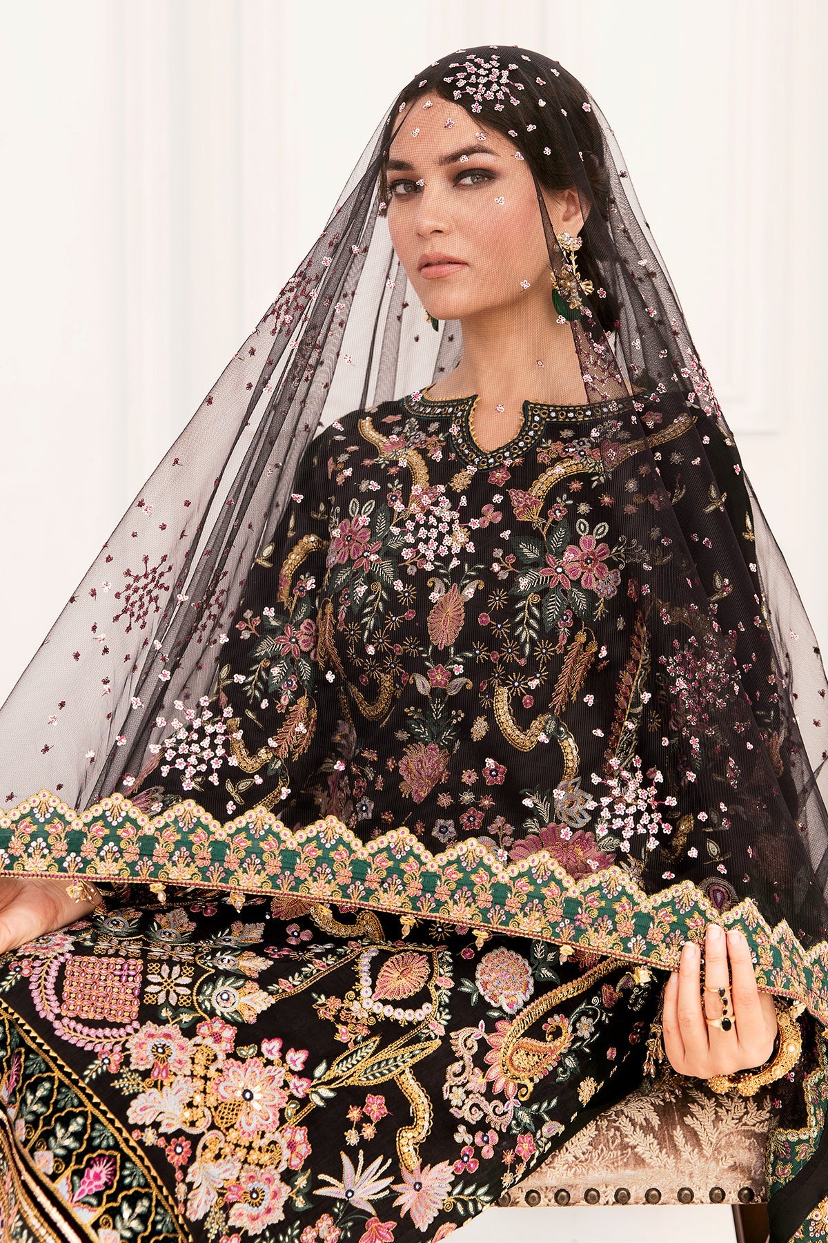 BAROQUE | CHANTELLE | EMBROIDERED CHIFFON CH11-04 – Naima\'s Ethnic  Collection