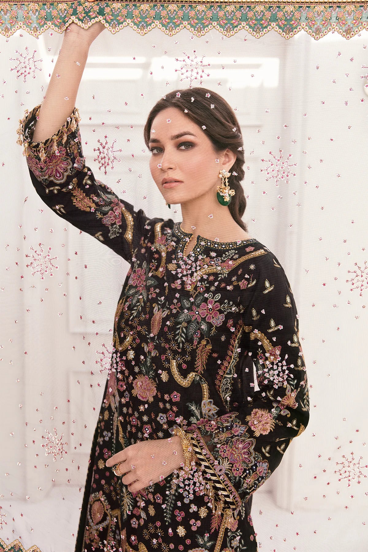 BAROQUE | CHANTELLE | EMBROIDERED CHIFFON CH11-04 – Naima's Ethnic  Collection